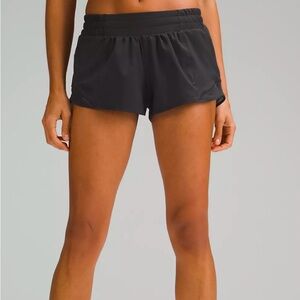 lululemon low rise lined shorts